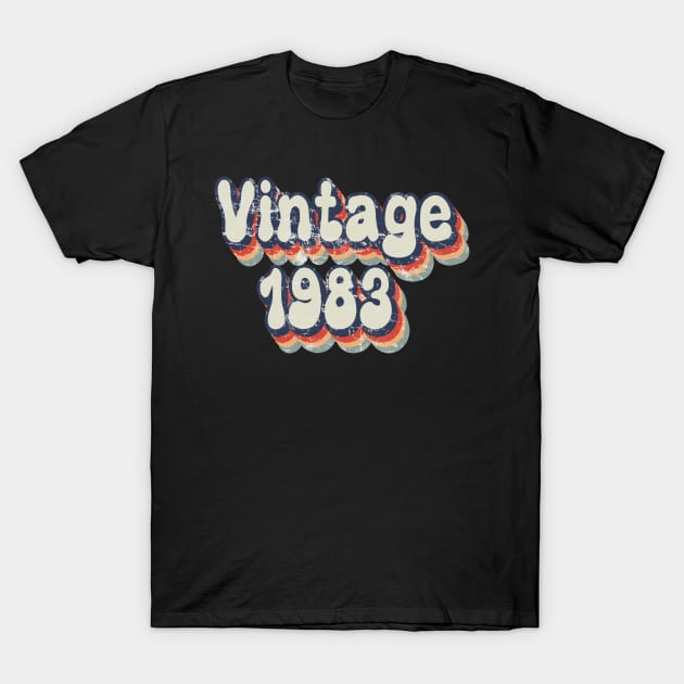 Vintage 1983 birthday T-Shirt by sevalyilmazardal